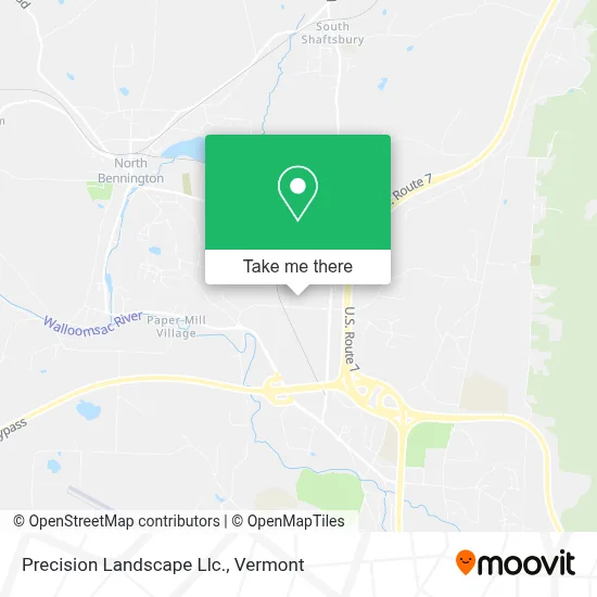Precision Landscape Llc. map