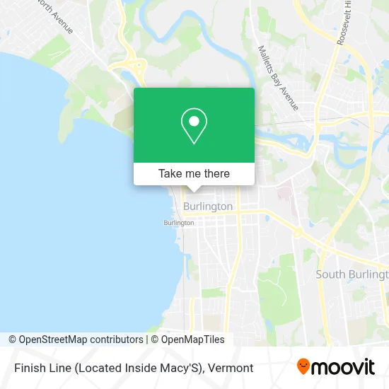 Finish Line (Located Inside Macy'S) map