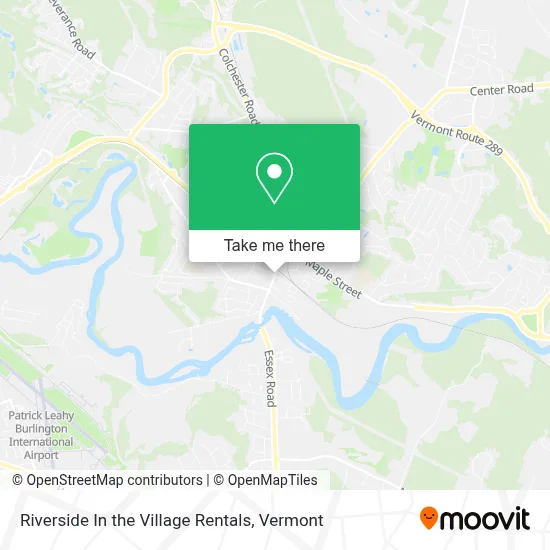 Riverside In the Village Rentals map