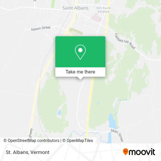 St. Albans map