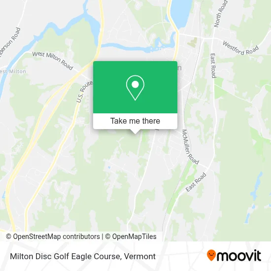 Milton Disc Golf Eagle Course map