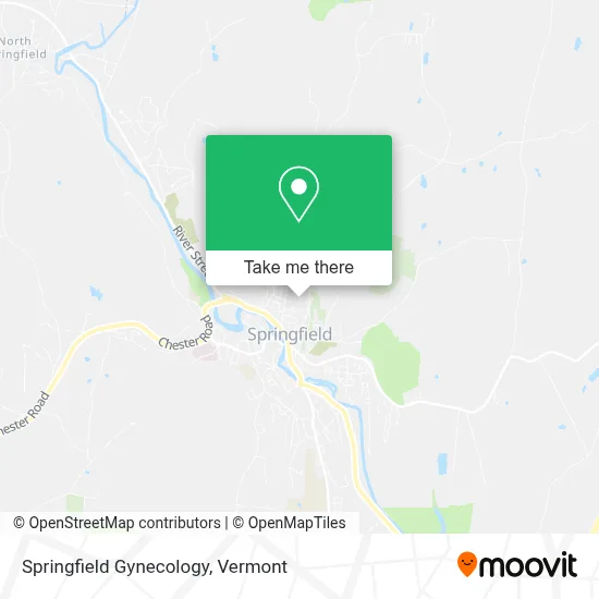 Springfield Gynecology map