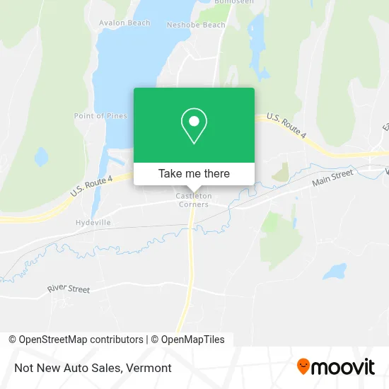 Not New Auto Sales map
