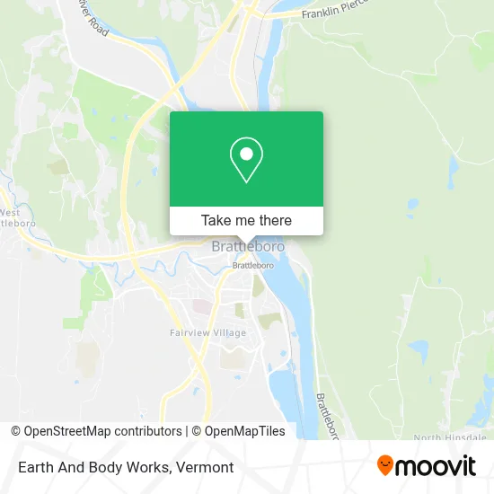Earth And Body Works map