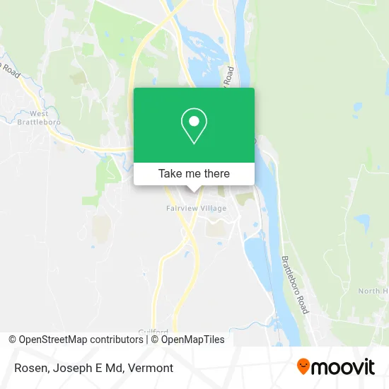 Rosen, Joseph E Md map