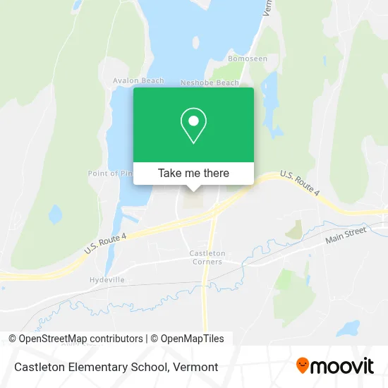 Castleton Elementary School map
