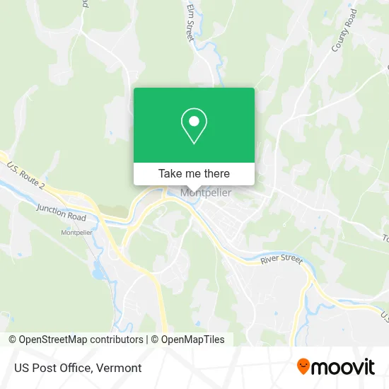Us Post Office map