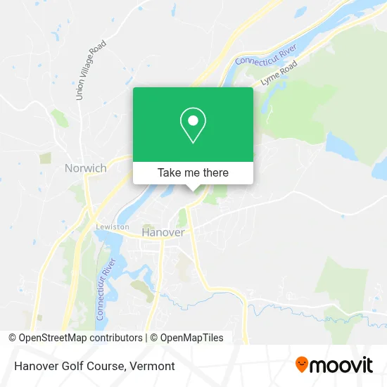 Hanover Golf Course map