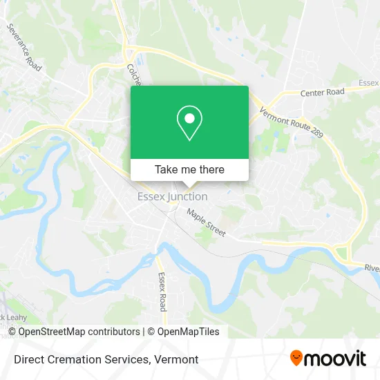 Direct Cremation Services map