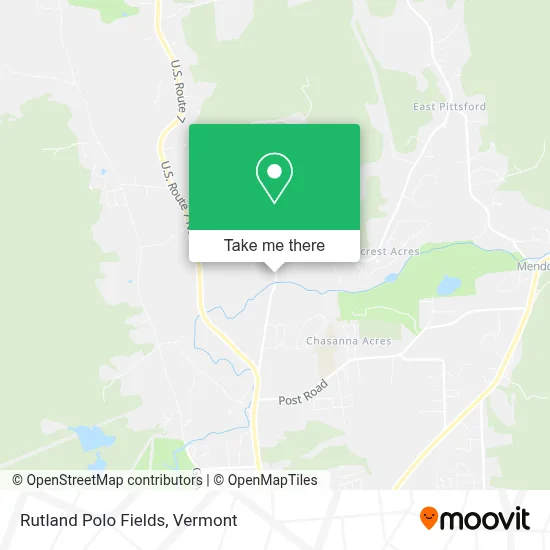 Rutland Polo Fields map