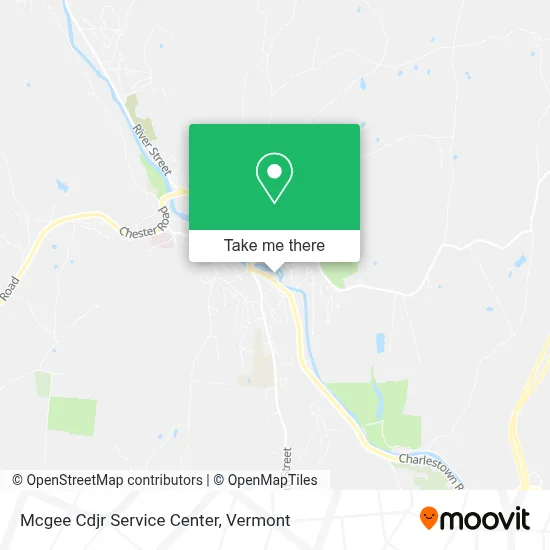Mcgee Cdjr Service Center map