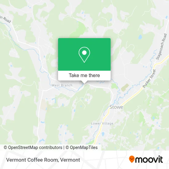 Vermont Coffee Room map