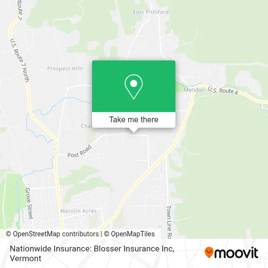 Nationwide Insurance: Blosser Insurance Inc map