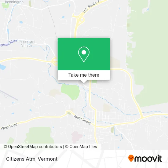Citizens Atm map