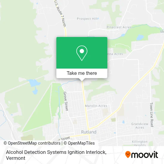 Alcohol Detection Systems Ignition Interlock map