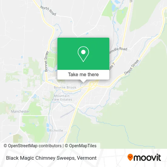 Black Magic Chimney Sweeps map