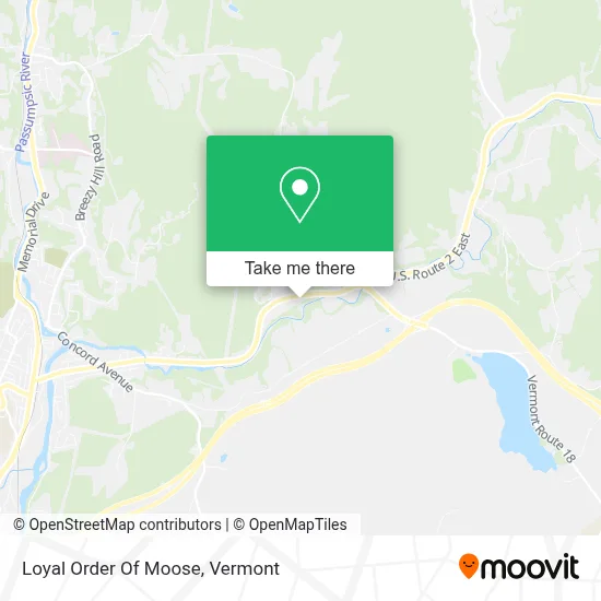 Loyal Order Of Moose map