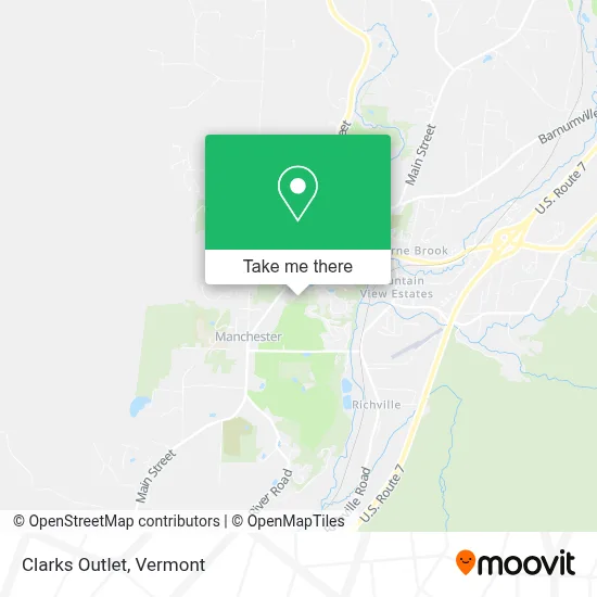 Clarks Outlet map