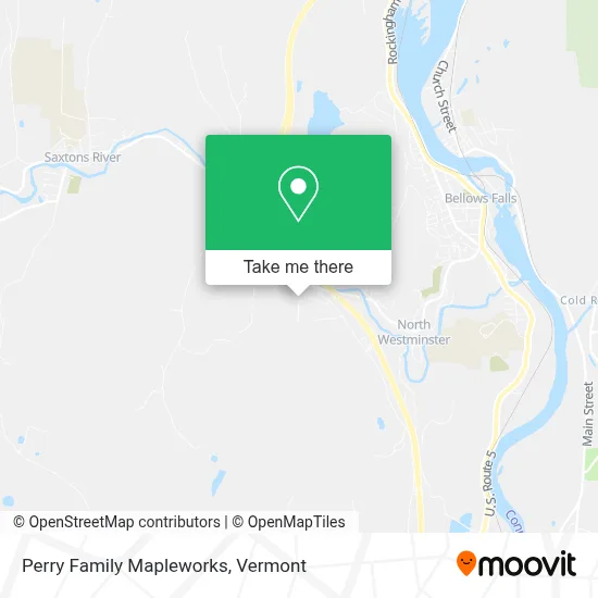 Perry Family Mapleworks map