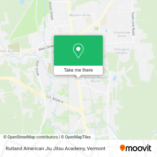 Rutland American Jiu Jitsu Academy map