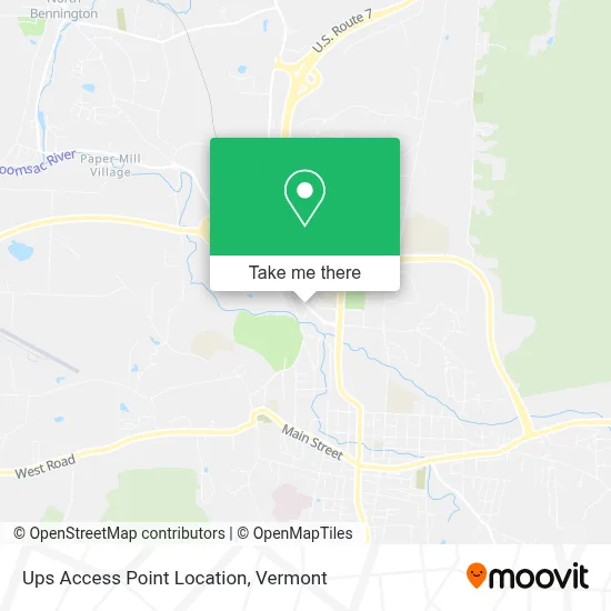 Ups Access Point Location map