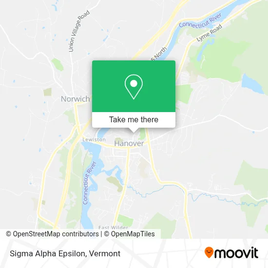 Sigma Alpha Epsilon map