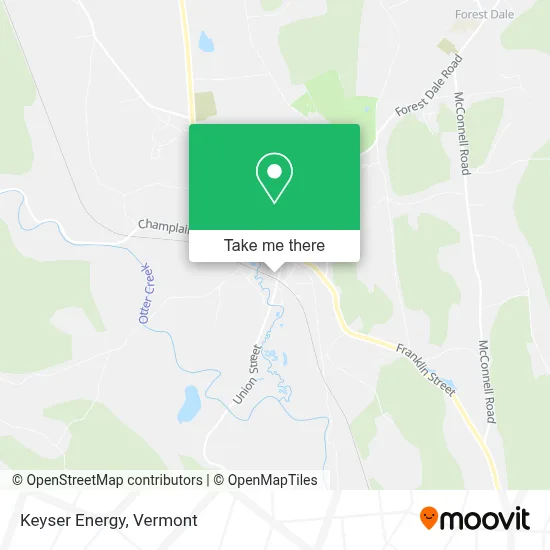 Keyser Energy map