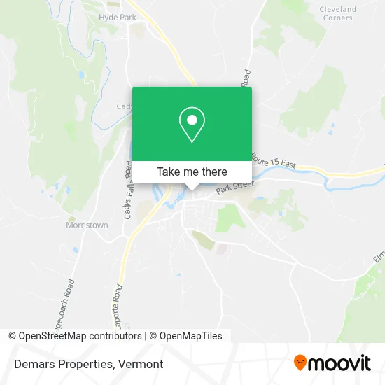 Demars Properties map
