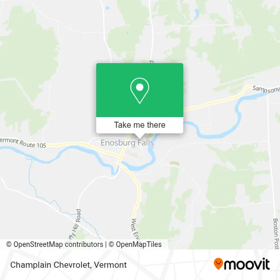 Champlain Chevrolet map
