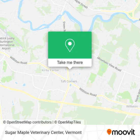 Sugar Maple Veterinary Center map