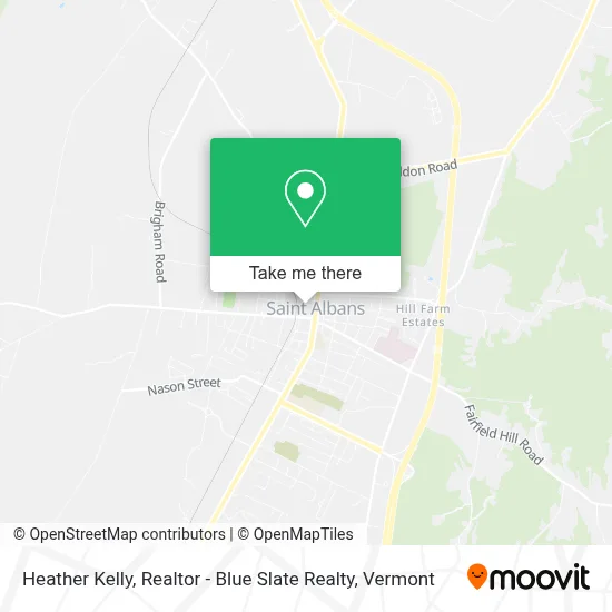 Heather Kelly, Realtor - Blue Slate Realty map