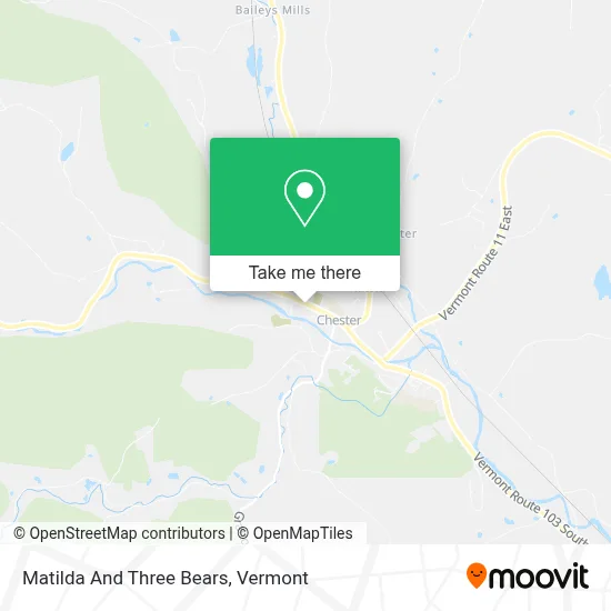 Matilda And Three Bears map
