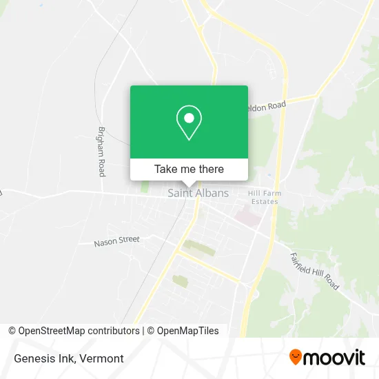 Genesis Ink map
