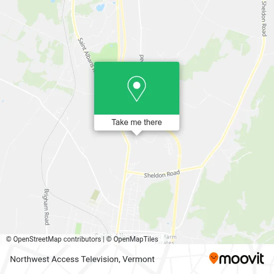 Northwest Access Television map