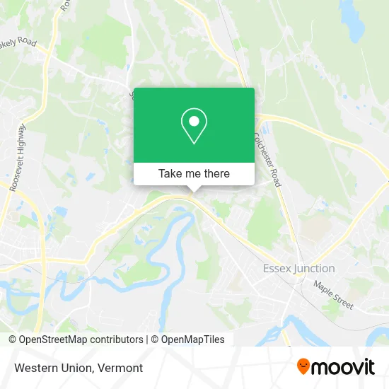 Western Union map