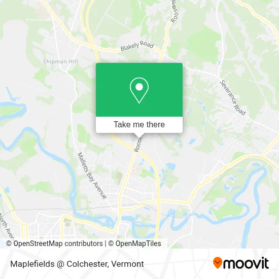 Maplefields @ Colchester map