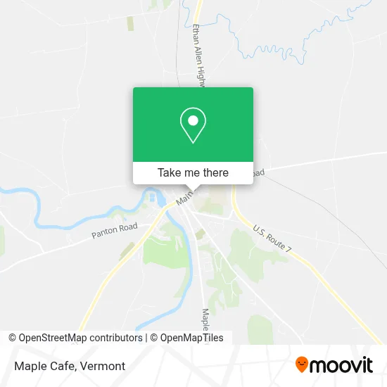 Maple Cafe map