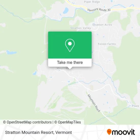Stratton Mountain Resort map