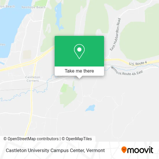 Castleton University Campus Center map