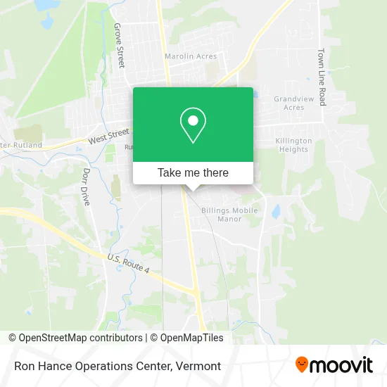 Ron Hance Operations Center map
