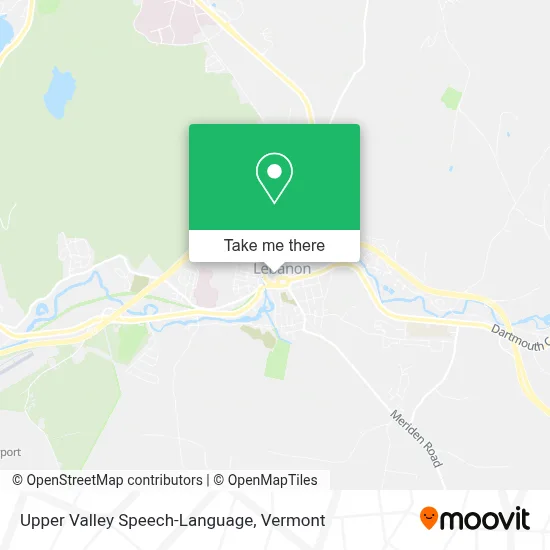 Upper Valley Speech-Language map