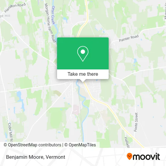 Benjamin Moore map