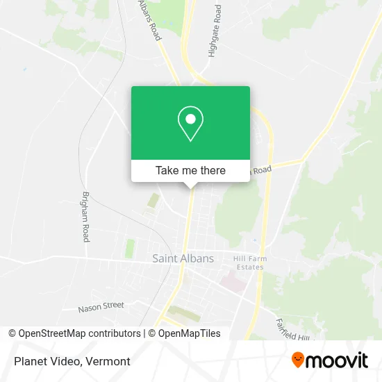 Planet Video map