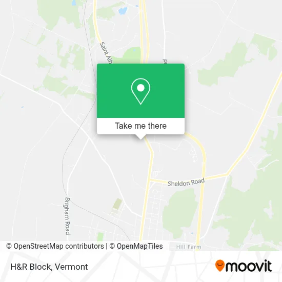H&R Block map