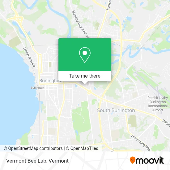 Vermont Bee Lab map