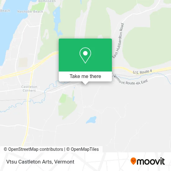 Vtsu Castleton Arts map