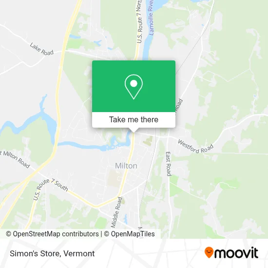 Simon's Store map