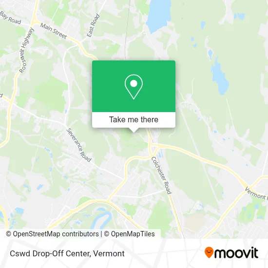 Cswd Drop-Off Center map