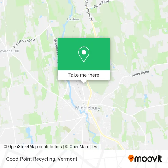 Good Point Recycling map