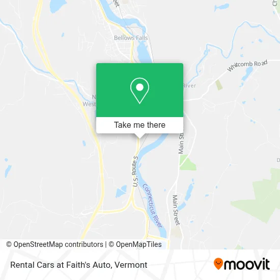 Rental Cars at Faith's Auto map